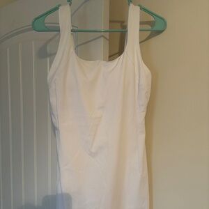 White exercise romper